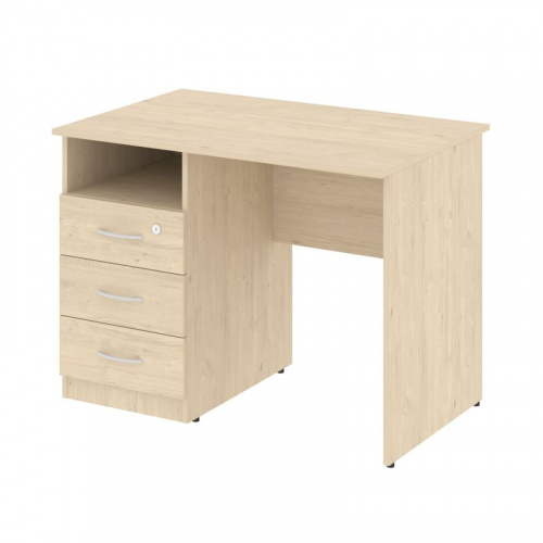 Nova S Стол письменный с тумбой левый В.СПТ-1 (L) Бук Артизан 1000*650*750 фото 2 Nova S Стол письменный с тумбой левый В.СПТ-1 (L) Бук Артизан 1000*650*750 фото 2