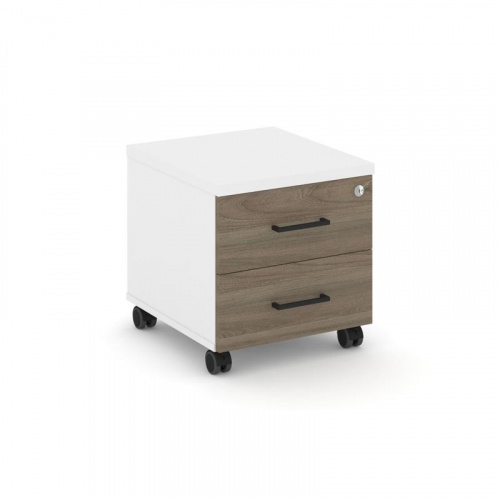 Style Project Тумба мобильная усил. колеса SN.TMU-001 Дуб Наварра/Черный Ручки 416*460*437 фото 7