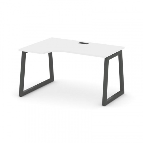 Style Project Стол рабочий эргоном. SN-5T1.SPA-012(L) Акация Лорка/Металл Антрацит/Заглушка Пластик фото 26