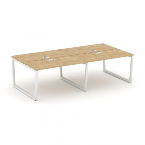 Style Project Рабочая станция 2-х сторон. SN-5T2.DRS-041 Акация Лорка/Металл Антрацит/Заглушка Пласт фото 3