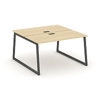 Style Project Рабочая станция 2-х сторон. SN-4T1.DRS-014 Акация Лорка/Металл Антрацит/Заглушка Пласт