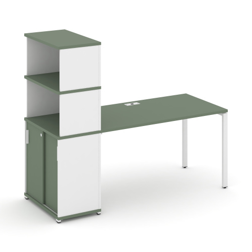 Стол офисный с опорным шкафом-купе Concept CN.SP-242