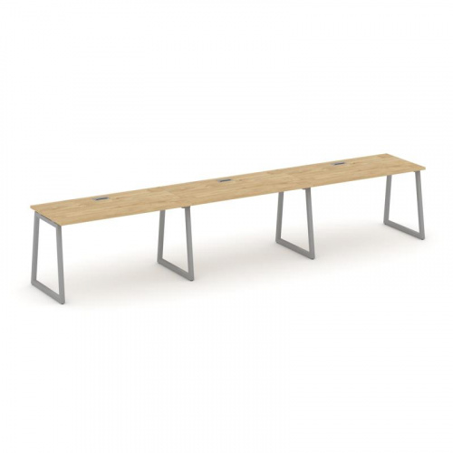 Style Project Рабочая станция 1 сторон. SN-4T1.ORS-054 Акация Лорка/Металл Антрацит/Заглушка Пластик фото 2