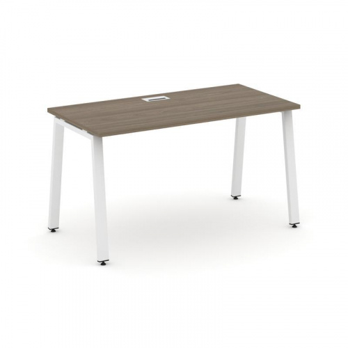 Style Project Стол письменный SN-6A.SP-004 Дуб Табак/Металл Белый 1580*600*750 фото 17