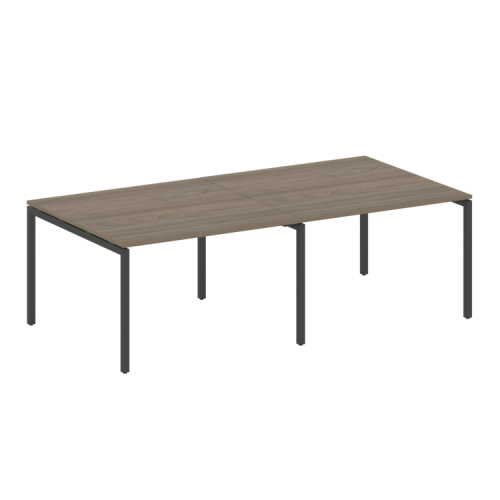 Переговорный стол на П-обр. м/к Metal System Quattro 40БП.ПРГ-2.2