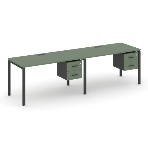 Бенч-система на 2 места с подвесными тумбами Concept CN.ORS-113 фото 2