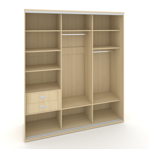 Корпус 3-х секционного шкафа высокого L=2069мм Maris SH.K3-4.1 K5