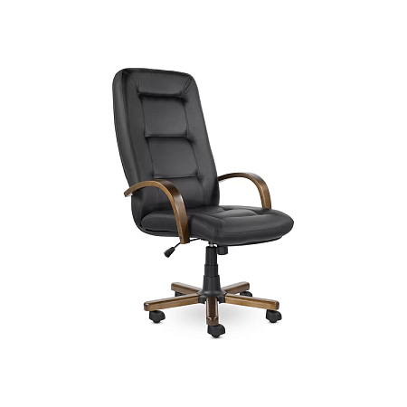Кресло руководителя Идра (Дерево D8) (Экокожа)