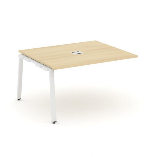 Style Project Проходной наб. элем. перег. стола SN-6A.NSPRG-033 Дуб Наварра/Металл Белый 1380*1180*7 фото 17