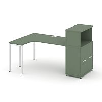 Стол эргономичный с опорным распашным шкафом Concept CN.SA-213(L)