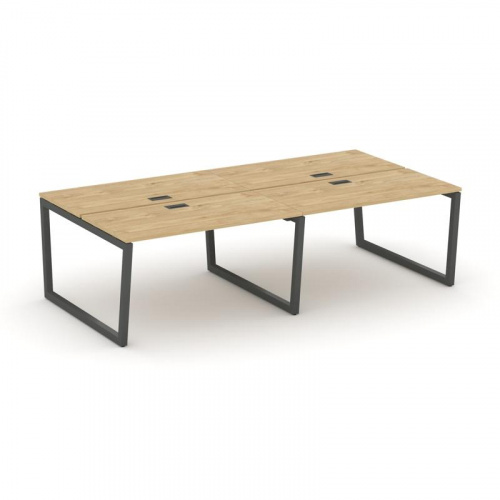 Style Project Рабочая станция 2-х сторон. SN-5T2.DRS-041 Акация Лорка/Металл Антрацит/Заглушка Пласт фото 22