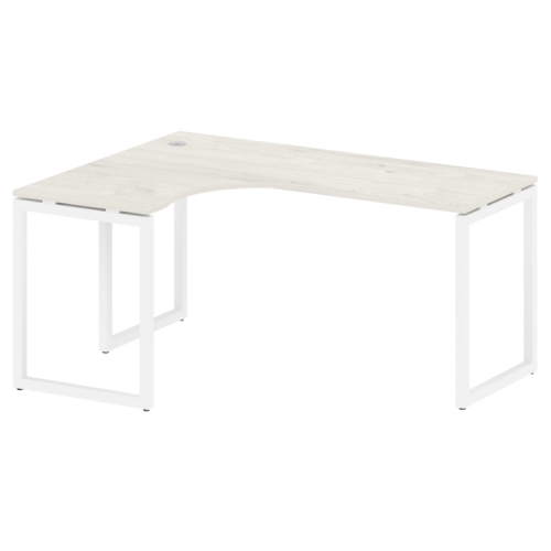 Стол криволинейный левый на О-обр. м/к Metal System Quattro 40БО.СА-4 (L) фото 4 Стол криволинейный левый на О-обр. м/к Metal System Quattro 40БО.СА-4 (L) фото 4