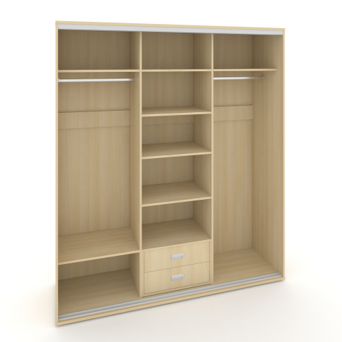 Корпус 3-х секционного шкафа высокого L=1769мм Maris SH.K3-2.1 K1