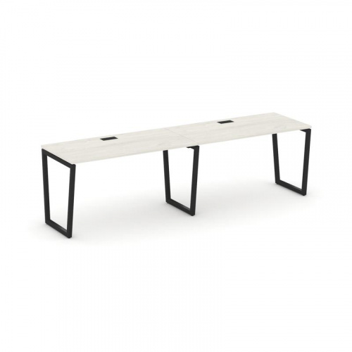 Style Project Рабочая станция 1 сторон. SN-4T2.ORS-011 Акация Лорка/Металл Антрацит/Заглушка Пластик фото 5