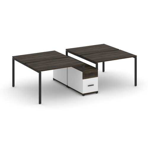 Бенч-система на 4 места с опорной тумбой Concept CN.DRS-314 фото 9 Бенч-система на 4 места с опорной тумбой Concept CN.DRS-314 фото 9