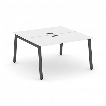 Style Project Рабочая станция 2-х сторон. SN-5A.DRS-004 Белый/Металл Антрацит 1580*1232*750