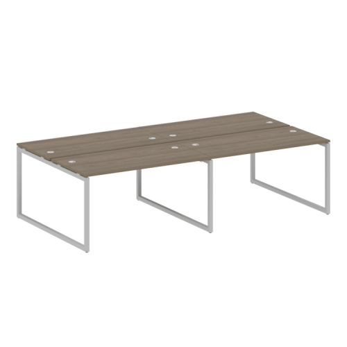 Бенч-система на 4 места на О-обр. м/к Metal System Quattro 40БО.СМ-4.3 