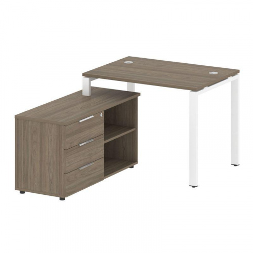 Бенч-система с тумбой на П-обр. м/к Metal System БП.РС-СТС-2.1 Бенч-система с тумбой на П-обр. м/к Metal System БП.РС-СТС-2.1