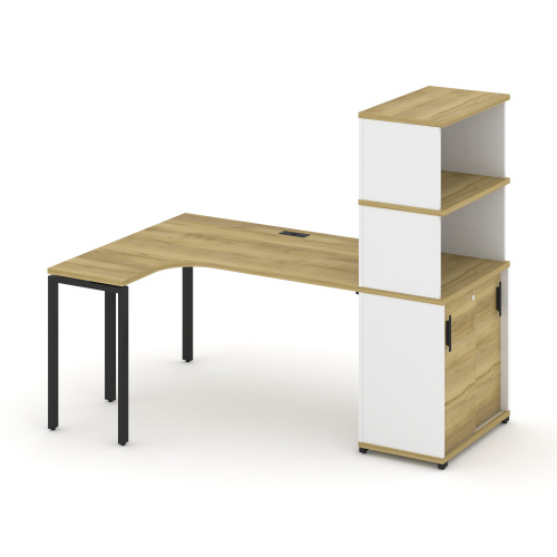 Стол эргономичный с опорным шкафом-купе Concept CN.SA-221(L) Стол эргономичный с опорным шкафом-купе Concept CN.SA-221(L)
