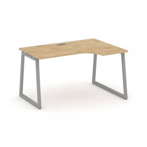 Style Project Стол рабочий эргоном. SN-4T1.SPA-012(R) Акация Лорка/Металл Антрацит/Заглушка Пластик фото 2 Style Project Стол рабочий эргоном. SN-4T1.SPA-012(R) Акация Лорка/Металл Антрацит/Заглушка Пластик фото 2