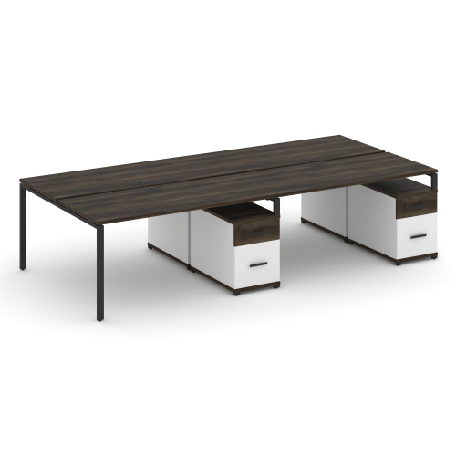 Бенч-система на 4 места с 2 опорными тумбами Concept CN.DRS-324 фото 9 Бенч-система на 4 места с 2 опорными тумбами Concept CN.DRS-324 фото 9