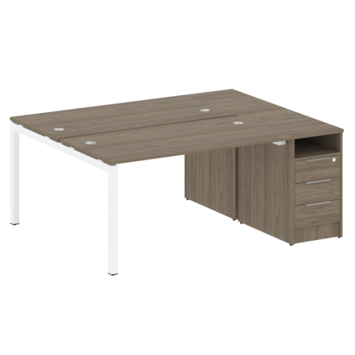 Бенч-система с тумбой на П-обр. м/к Metal System Quattro 50БП.РС-СТП-2.3 фото 2 Бенч-система с тумбой на П-обр. м/к Metal System Quattro 50БП.РС-СТП-2.3 фото 2