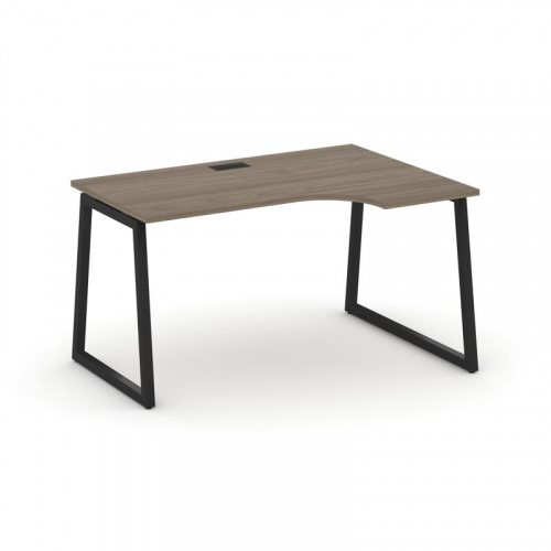 Style Project Стол рабочий эргоном. SN-4T1.SPA-012(R) Акация Лорка/Металл Антрацит/Заглушка Пластик фото 7 Style Project Стол рабочий эргоном. SN-4T1.SPA-012(R) Акация Лорка/Металл Антрацит/Заглушка Пластик фото 7