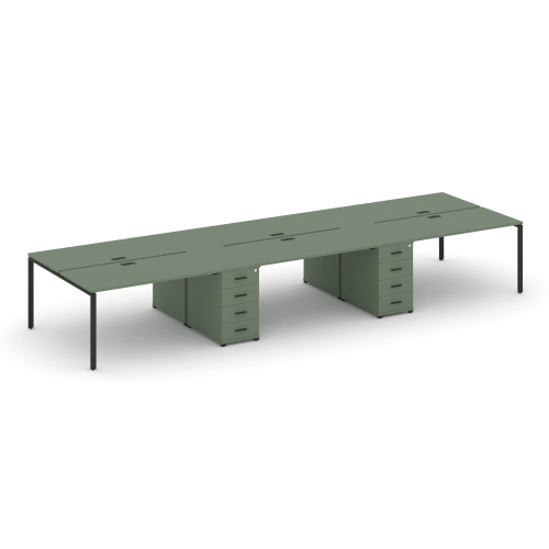 Бенч-система на 6 мест с 2 опорными тумбами Concept CN.DRS-449 Бенч-система на 6 мест с 2 опорными тумбами Concept CN.DRS-449