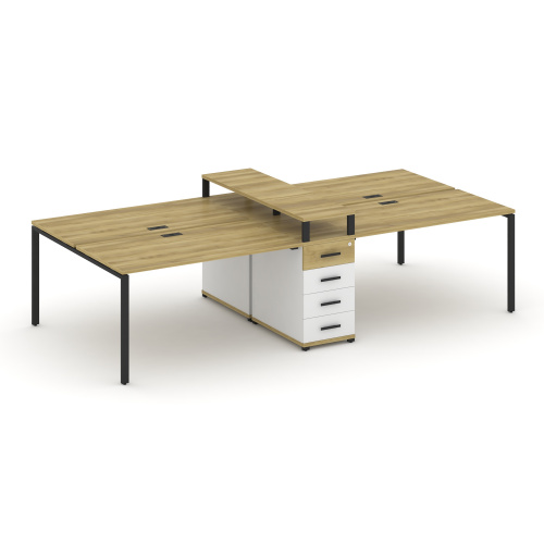 Бенч-система на 4 места с 1 опорной тумбой Concept CN.DRS-435 фото 6 Бенч-система на 4 места с 1 опорной тумбой Concept CN.DRS-435 фото 6