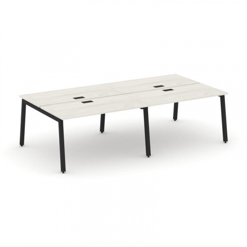 Style Project Рабочая станция 2-х сторон. SN-5A.DRS-051 Тиквуд Светлый/Металл Белый 1960*1632*750 фото 6