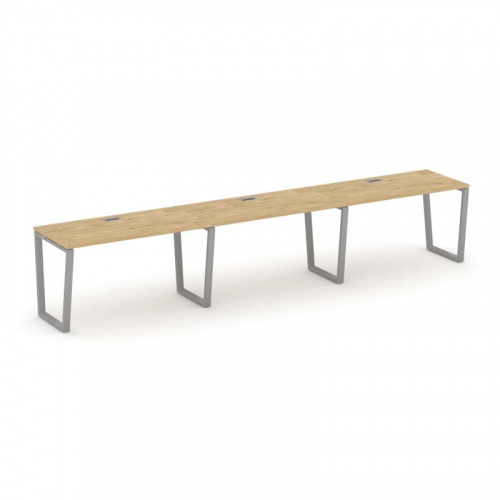 Style Project Рабочая станция 1 сторон. SN-6T2.ORS-051 Акация Лорка/Металл Антрацит/Заглушка Пластик фото 2