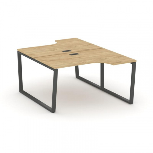 Style Project Рабочая станция эргоном. SN-6T2.DRPA-001 Акация Лорка/Металл Антрацит/Заглушка Пластик фото 22