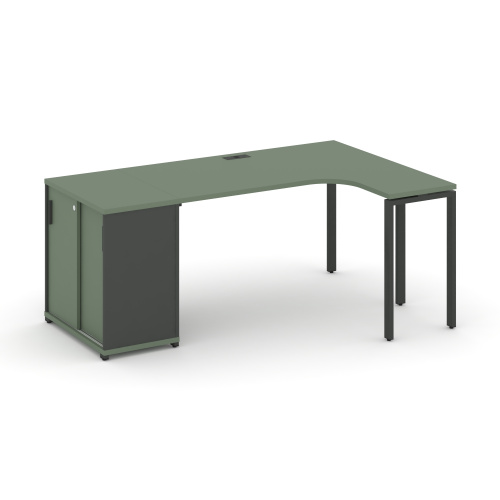 Стол эргономичный с опорным шкафом-купе Concept CN.SA-217(R) Стол эргономичный с опорным шкафом-купе Concept CN.SA-217(R)