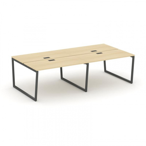 Style Project Рабочая станция 2-х сторон. SN-4T2.DRS-054 Акация Лорка/Металл Антрацит/Заглушка Пласт фото 28