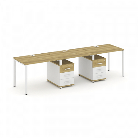 Бенч-система на 3 места с 2 опорными тумбами Concept CN.ORS-333